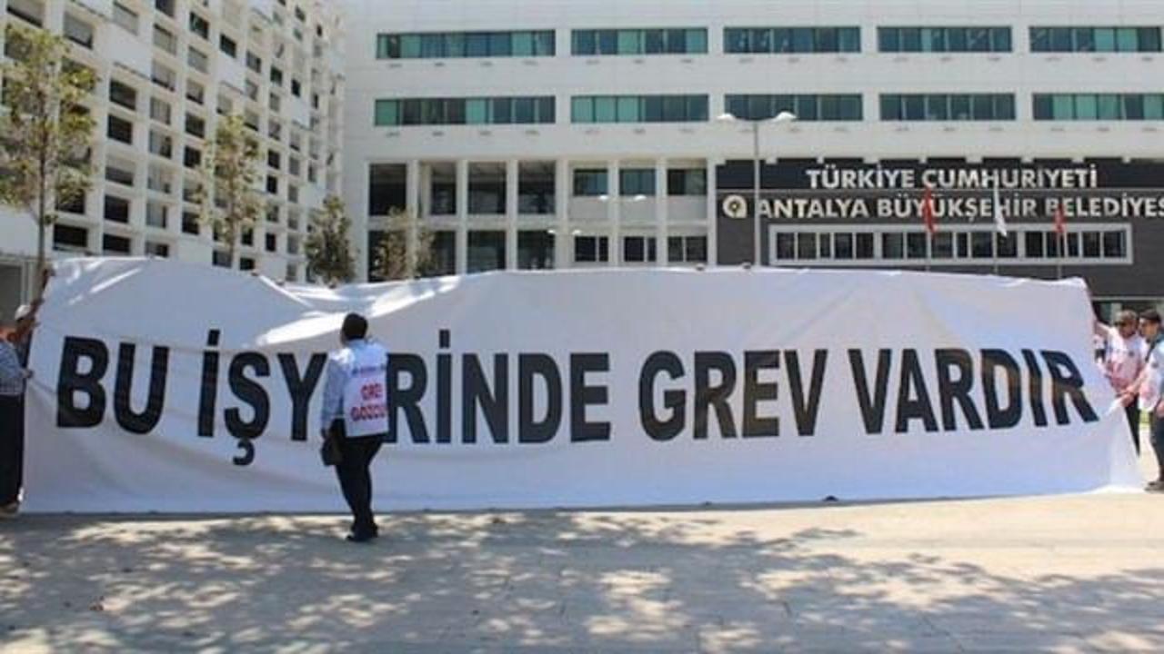 CHP'li belediyedeki işçilerden grev kararı