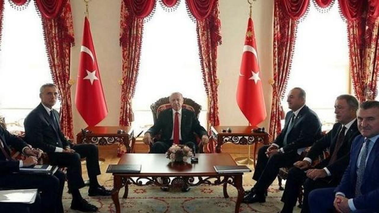 Erdoğan ve Stoltenberg görüşmesi sona erdi