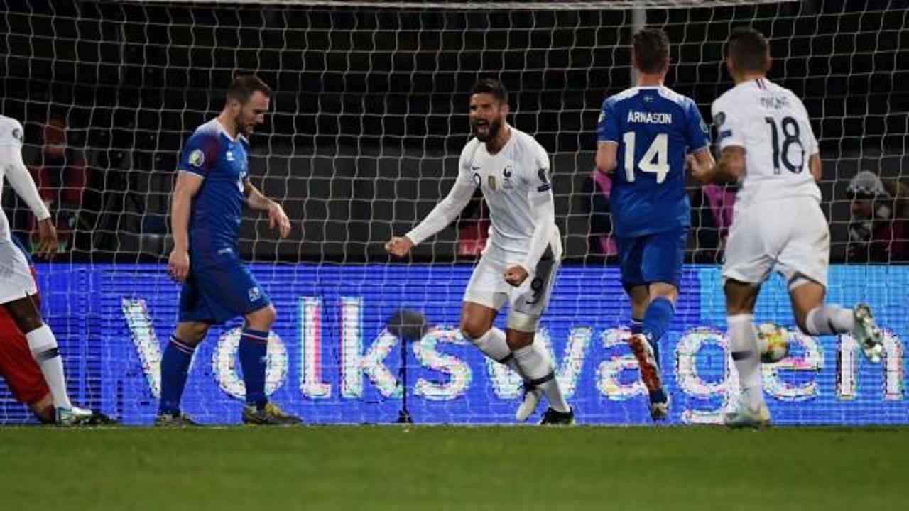 Fransa tek golle İzlanda'nın fişini çekti