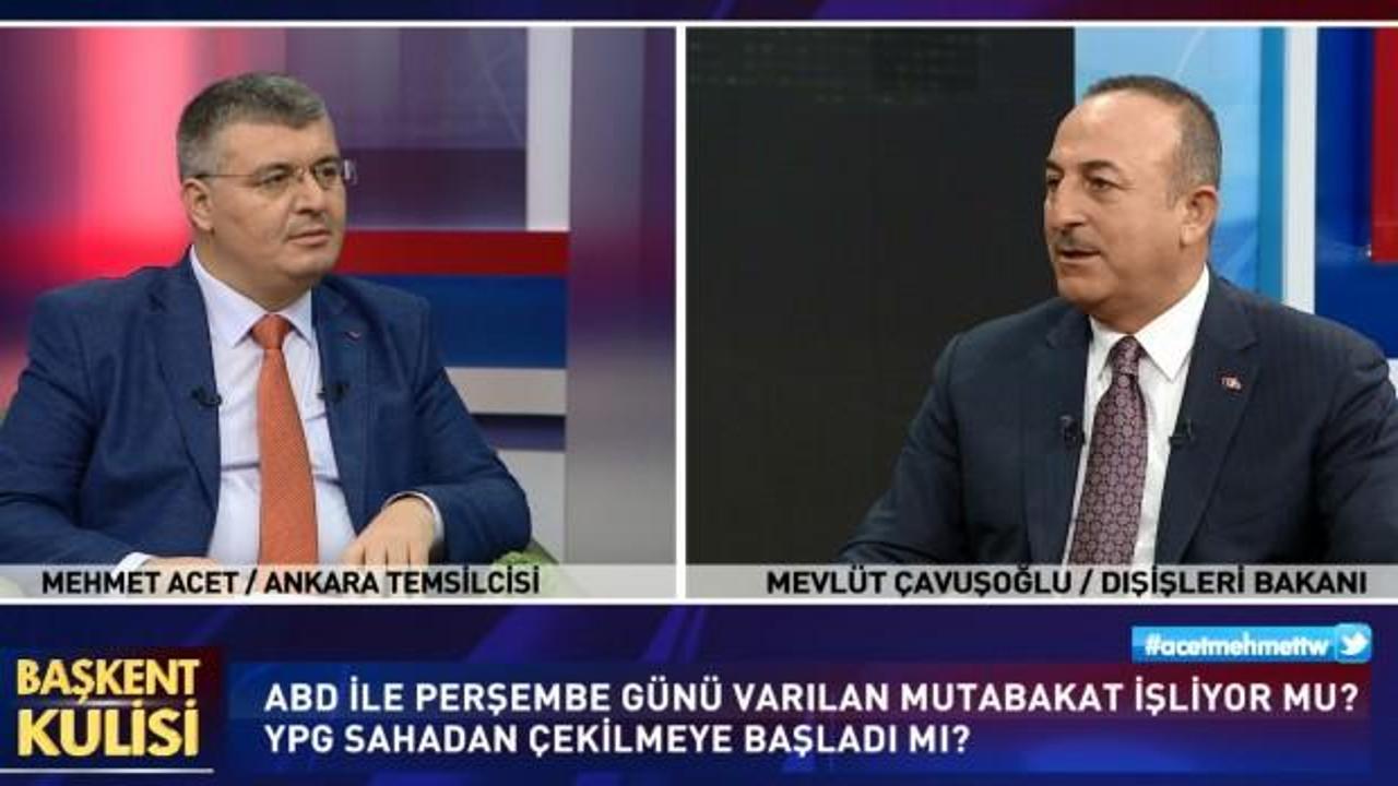 Mevlüt Çavuşoğlu, Kanal 7'de Mehmet Acet'in konuğu oluyor