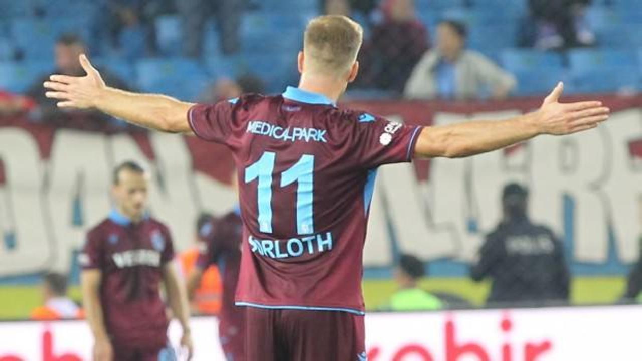 Sörloth, Trabzonspor'da kariyer rekorunu kırdı