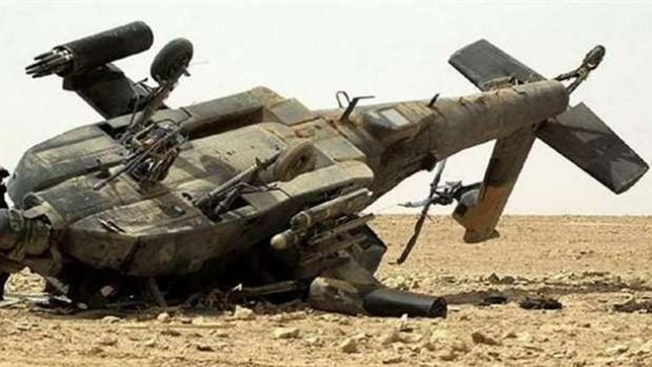 Afganistan'da askeri helikopter düştü! Çok sayıda ölü var