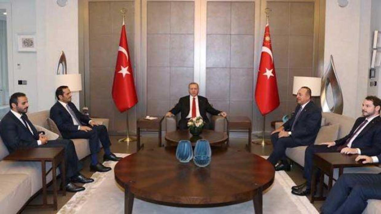 Cumhurbaşkanı Erdoğan, El Sani'yi kabul etti