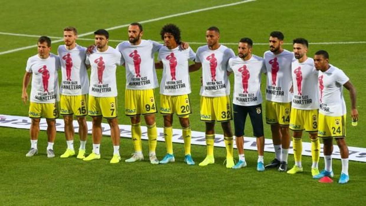 F.Bahçeli futbolculardan Mehmetçik'e destek