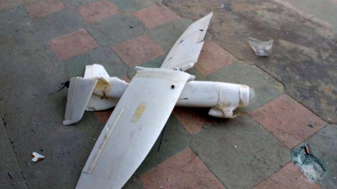 Sınırda terör örgütü YPG/PKK'ya ait insansız hava aracı düşürüldü