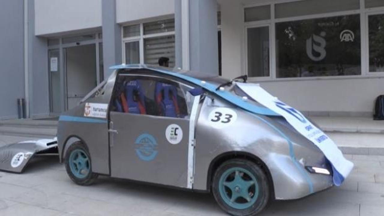 Üniversitelilerden bataryası ısıya dayanaklı elektrikli araç