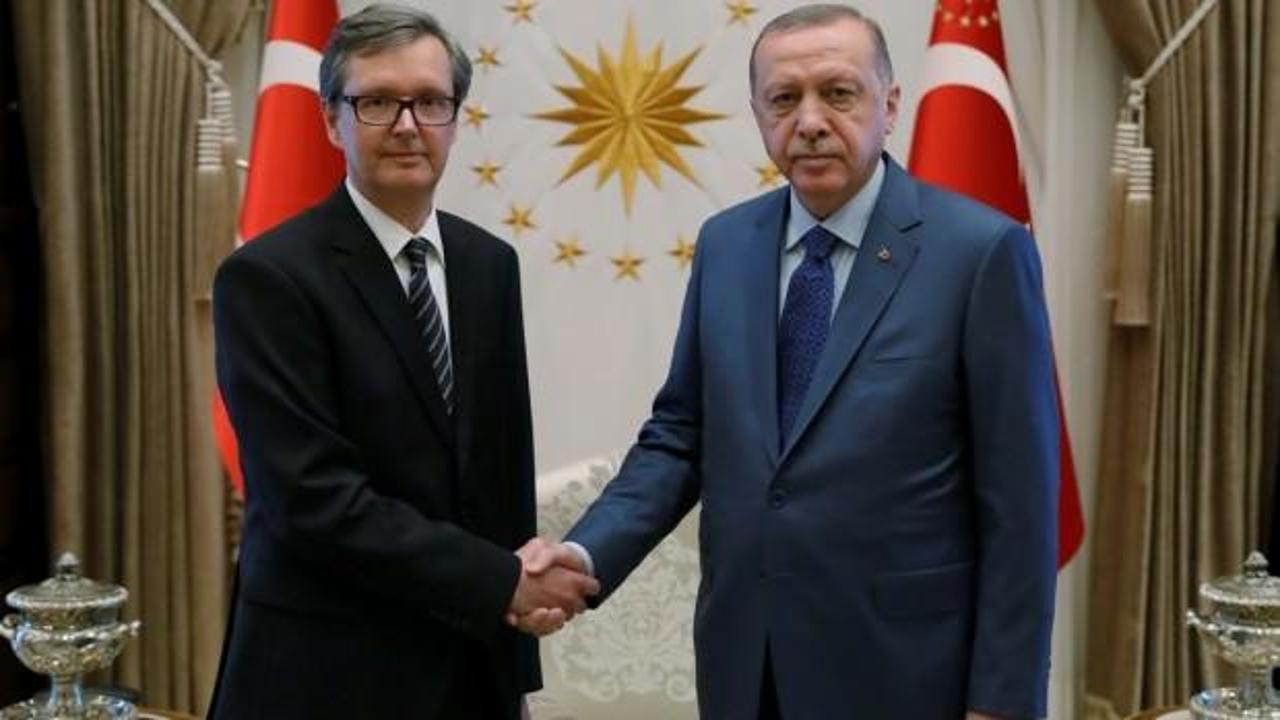 Erdoğan, Avusturya'nın Ankara Büyükelçisi Wimmer'ı kabul etti