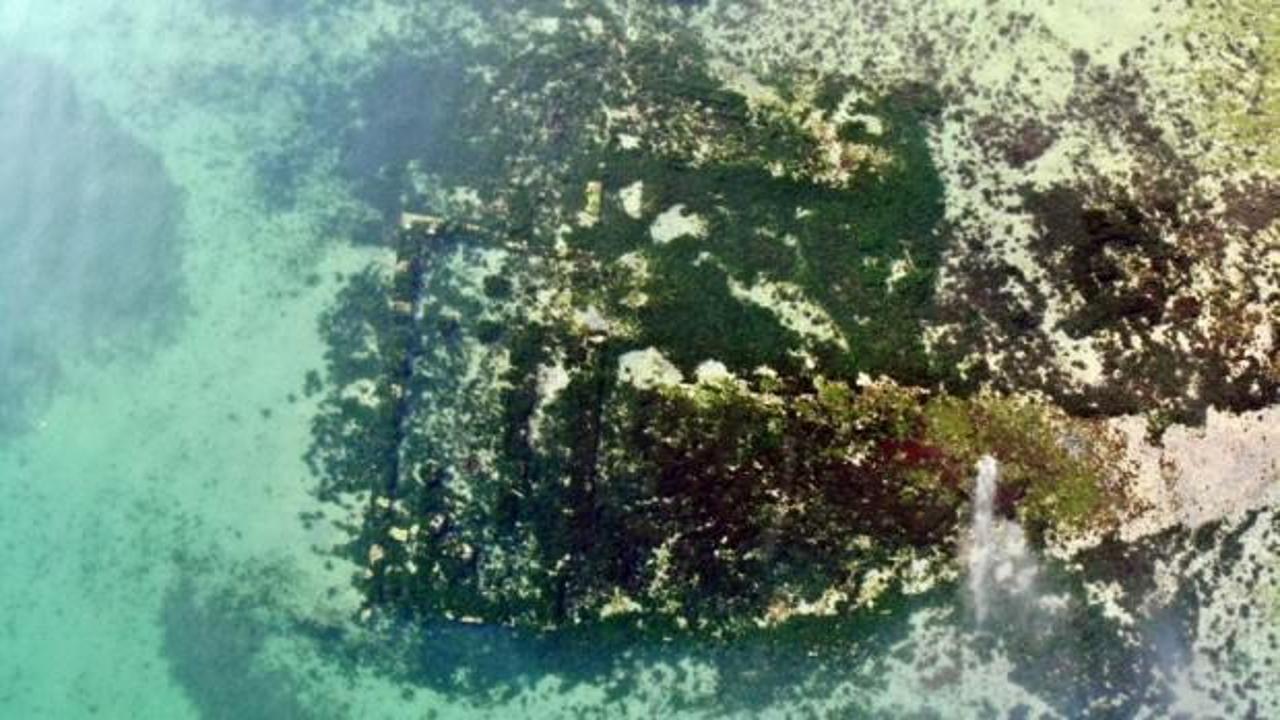 Marmara Denizi'nde 3,5 metre derinlikte 'Kibatos Kalesi' bulundu