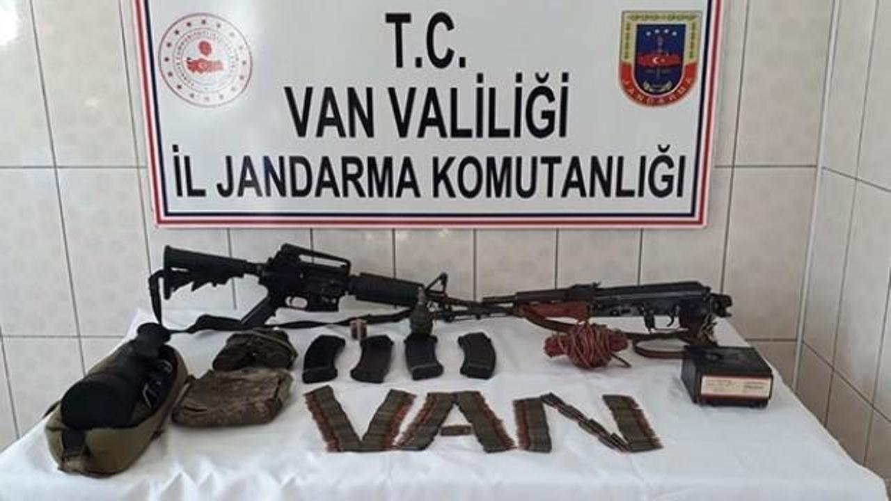 PKK'ya ait silah ve m&uuml;himmat ele ge&ccedil;irildi