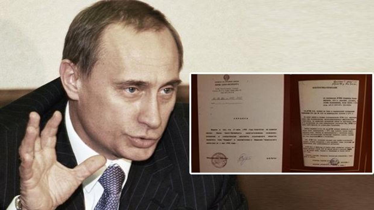 Putin'in KGB sicili dünyaya gösterildi