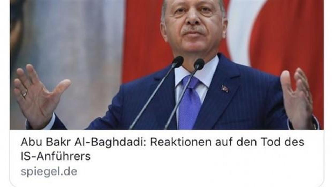 Erdoğan fotoğrafıyla Bağdadi'nin ölümünü paylaştılar