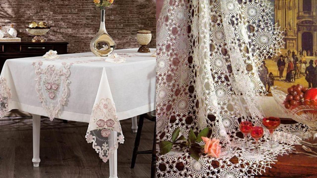 En g&uuml;zel masa &ouml;rt&uuml;leri evde nasıl dikilir?