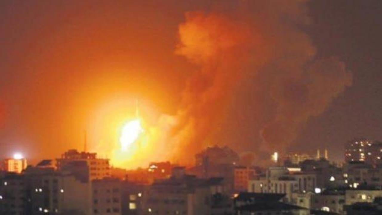 İsrail'de Gazze'ye hava saldırısı