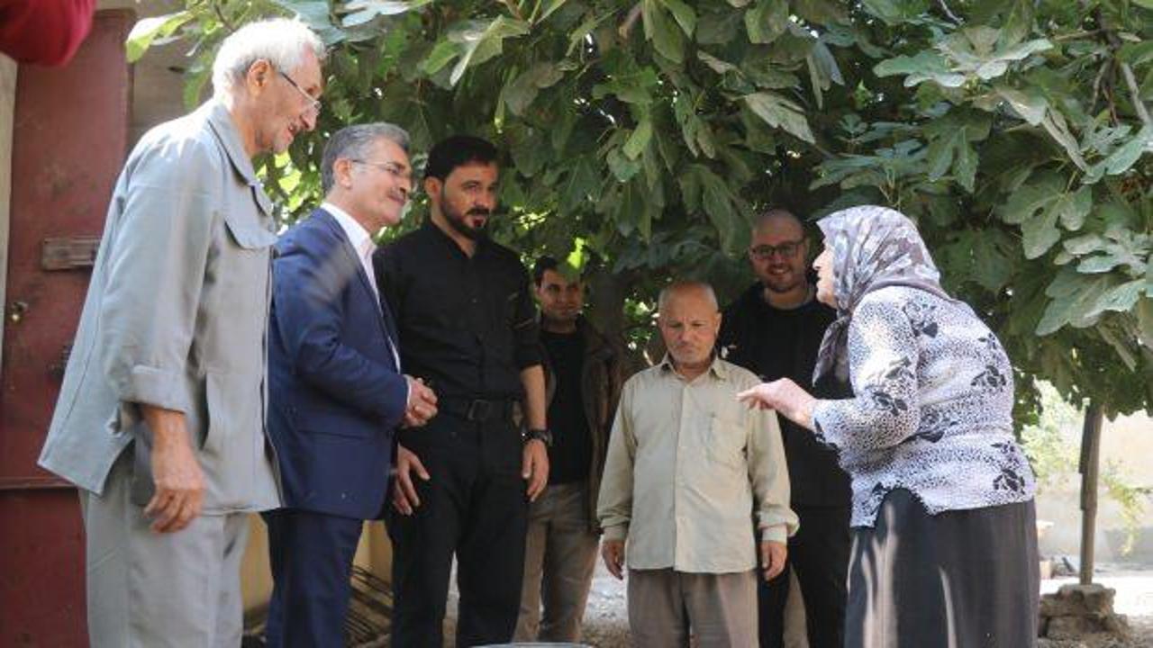 Rasulayn’da Türkmen Meclisi üyeleri zarar gören aileleri ziyaret etti