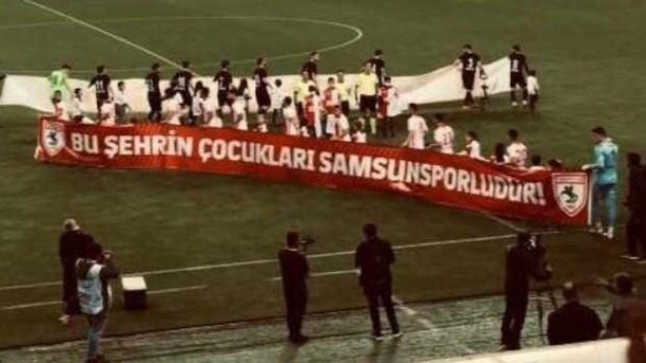Samsunspor'dan pankart açıklaması