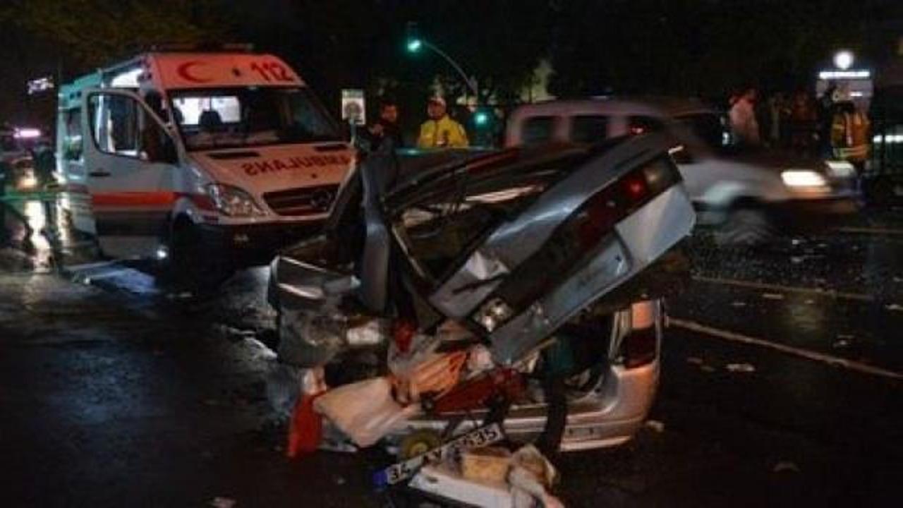 Sarıyer'de trafik kazası! 8 yaralı