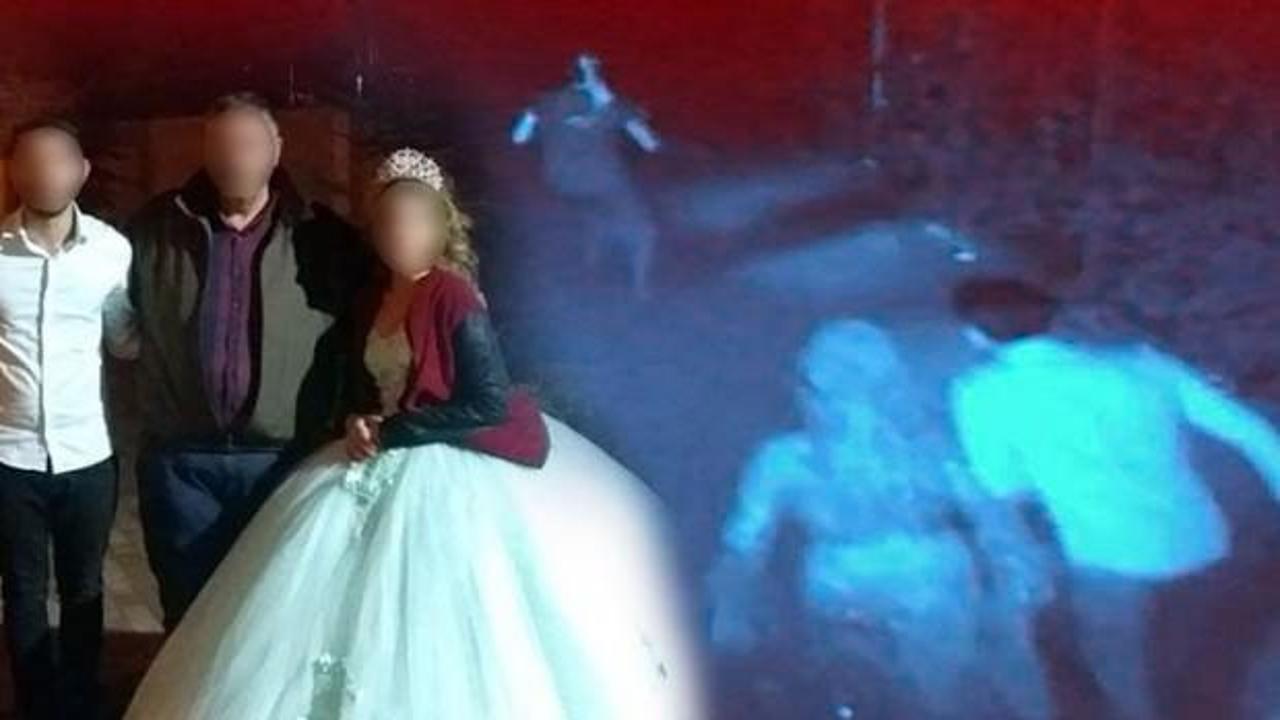 Damatla gelin &ouml;nce g&ouml;bek attı sonra pencereden ka&ccedil;tı!