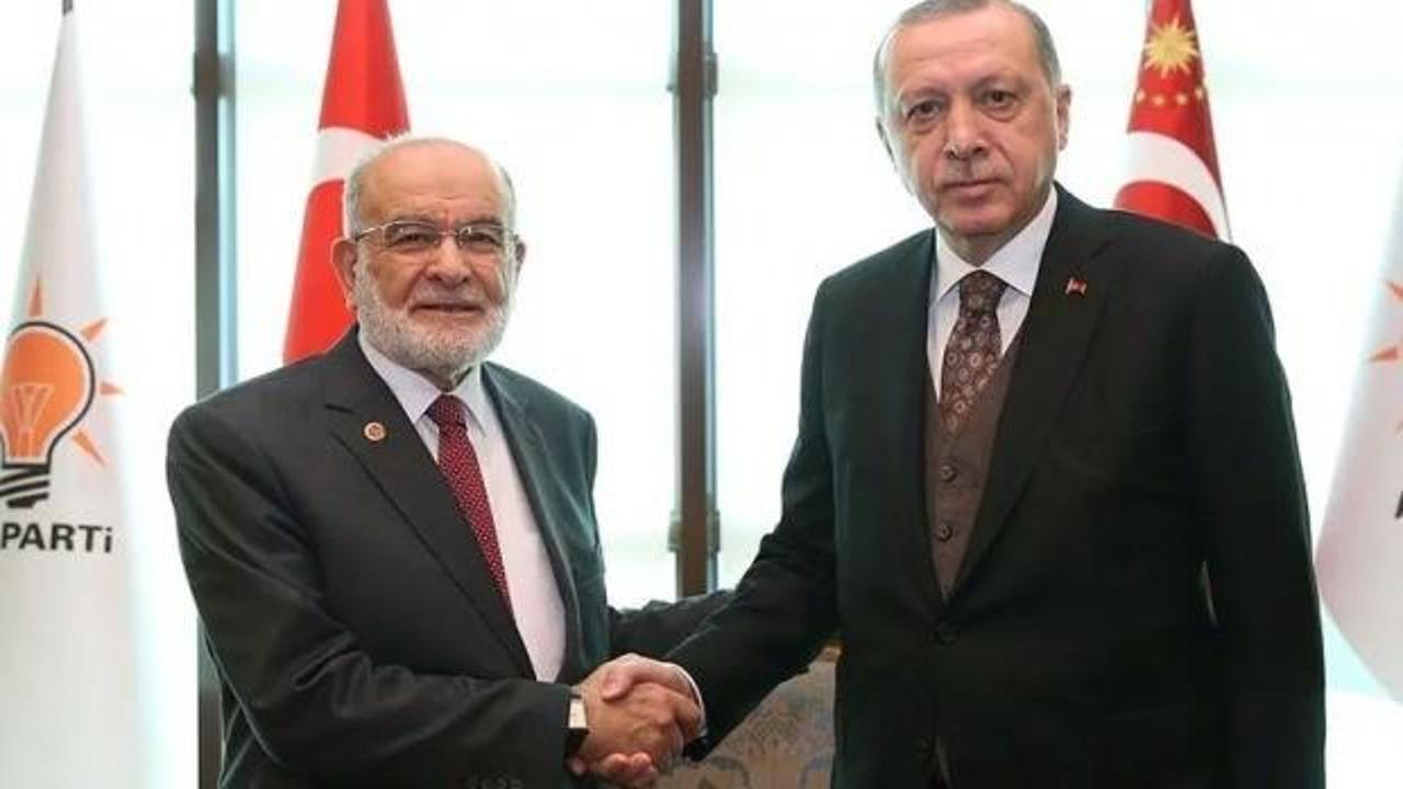 Erdoğan'dan Karamollaoğlu'na tebrik