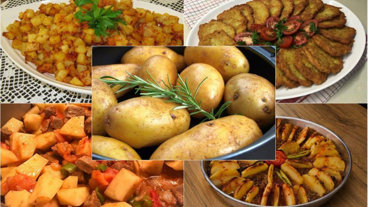 Patatesle yapılan en lezzetli ve pratik yemek tarifleri