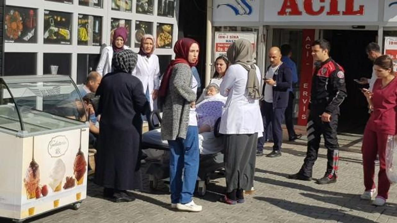 Siirt'te özel hastanede korkutan yangın: Hastalar tahliye edildi