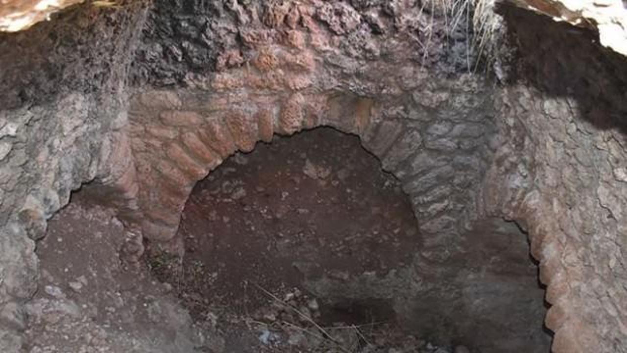 Tarlasını süren çiftçi anıtsal ikiz mezar buldu