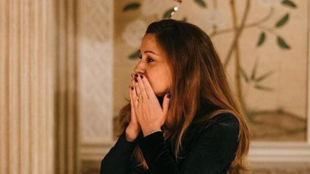 &Uuml;nl&uuml; spiker Nazlı Tolga duygusal anlar yaşadı!