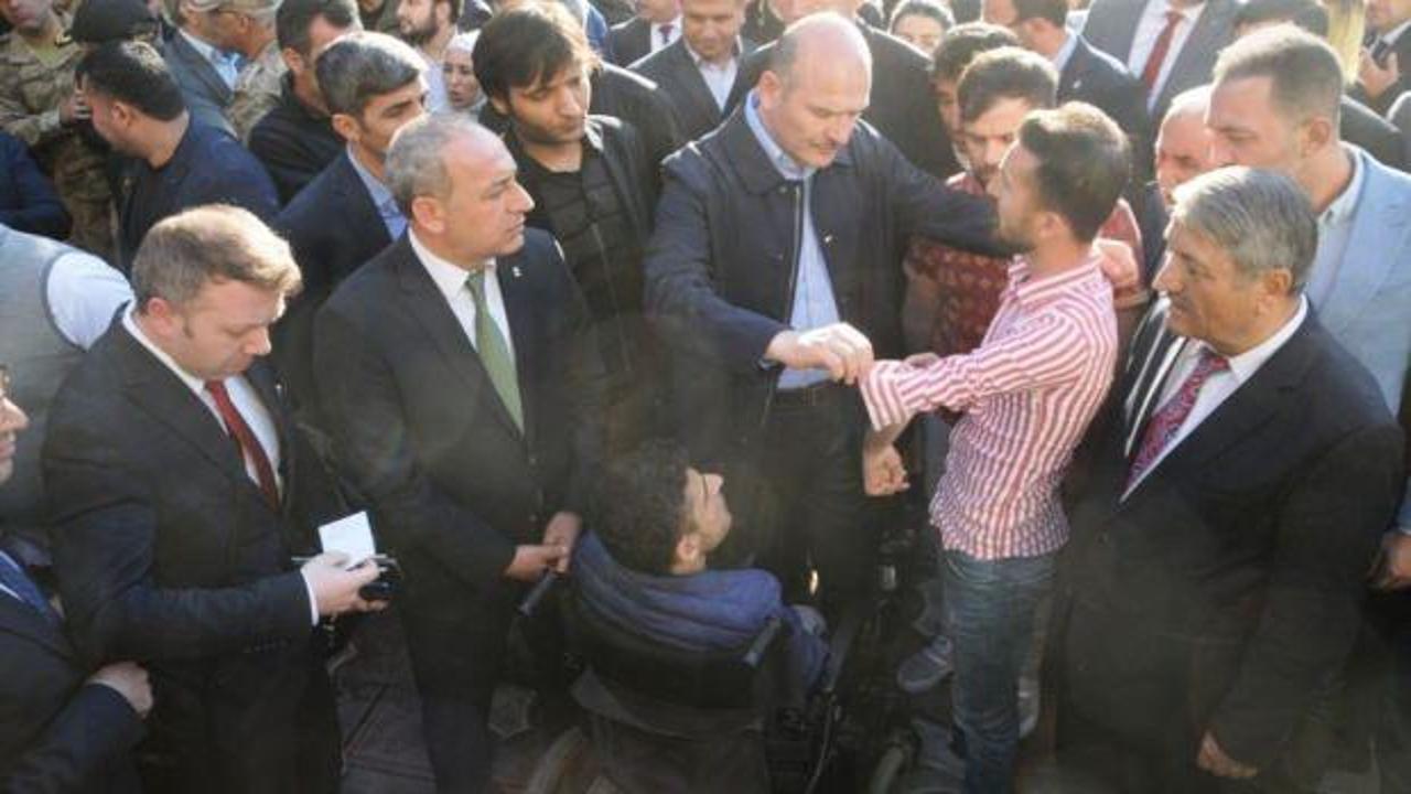 Bakan Soylu Şırnak'ta vatandaşlarla sohbet etti