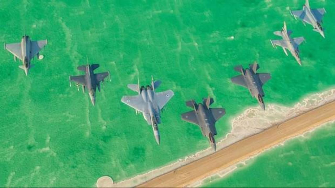 F-35'ler ilk kez kullanıldı! İsrail'de ilginç tatbikat