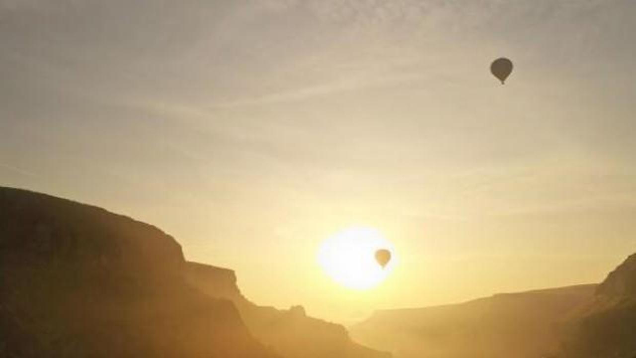 Kayseri'de sıcak hava balonları ilk kez yükselmeye başladı