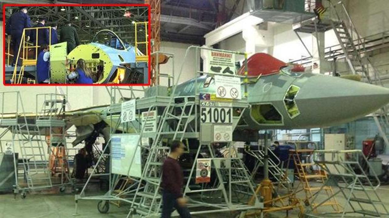 Seri üretime geçen ilk Su-57'lerden flaş görüntüler
