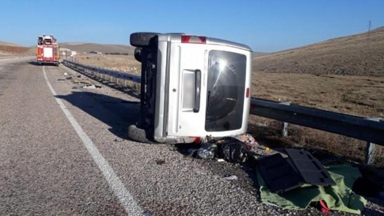 Sivas'ta feci kaza: 1 ölü 6 yaralı