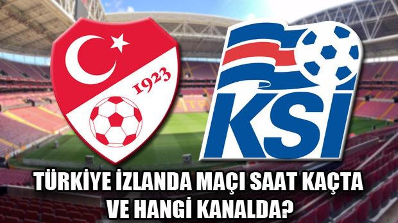Türkiye İzlanda maçı saat kaçta ve hangi kanalda? Milli takım muhtemel 11'ler?