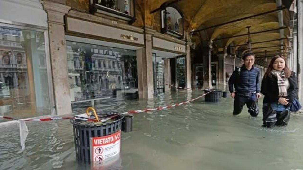 Venedik'te yükselen su seviyesi 1 milyar euroya mal oldu