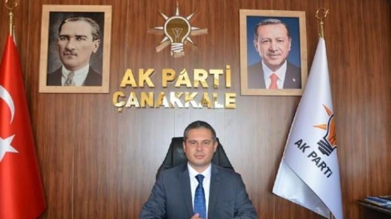 AK Parti Çanakkale İl Başkanı Yıldız, istifa etti  