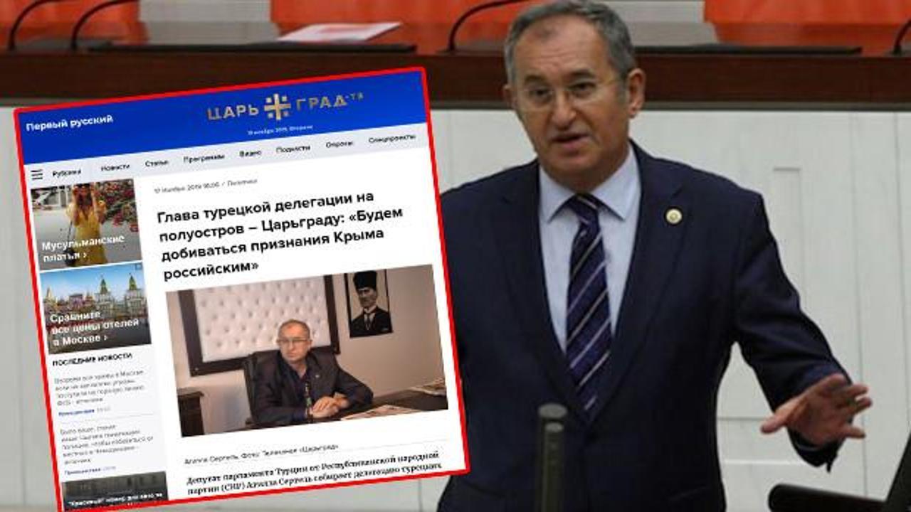 CHP'li vekil Kırım'ı Rusya'ya verdi! Skandal açıklama