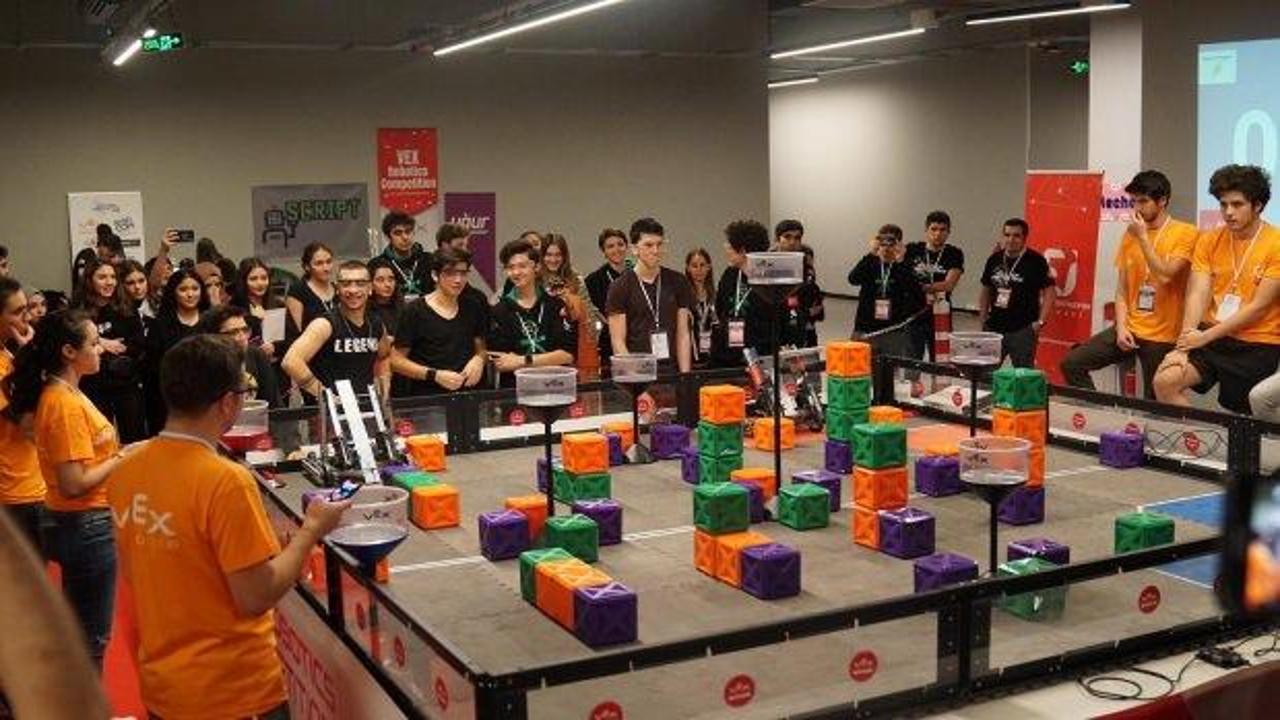 Guiness'e giren robot yarışması Türkiye'de