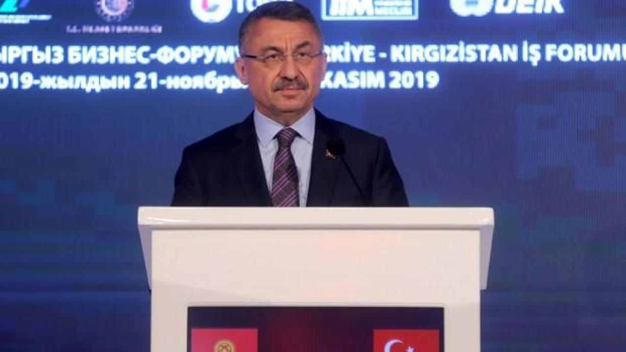Fuat Oktay Türkiye-Kırgızistan İş Forumu'nda konuştu