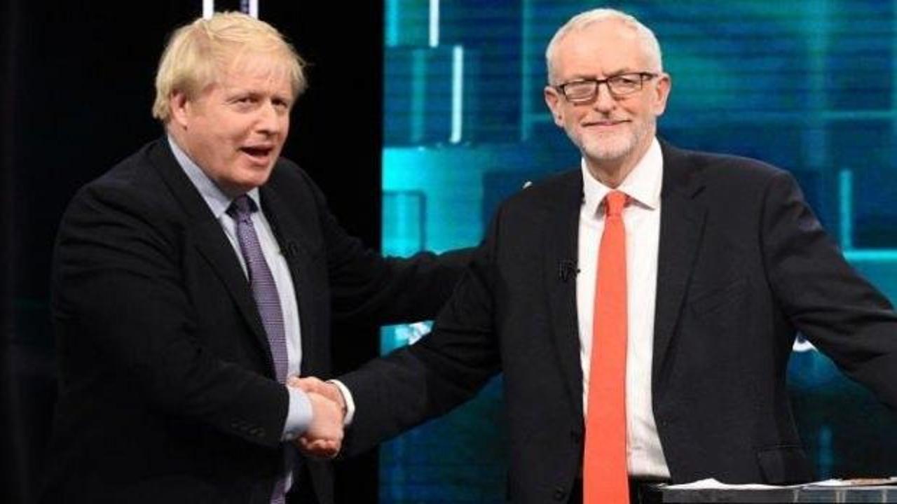 Johnson ve Corbyn TV'de tartışmak için seyirci karşısına çıktı