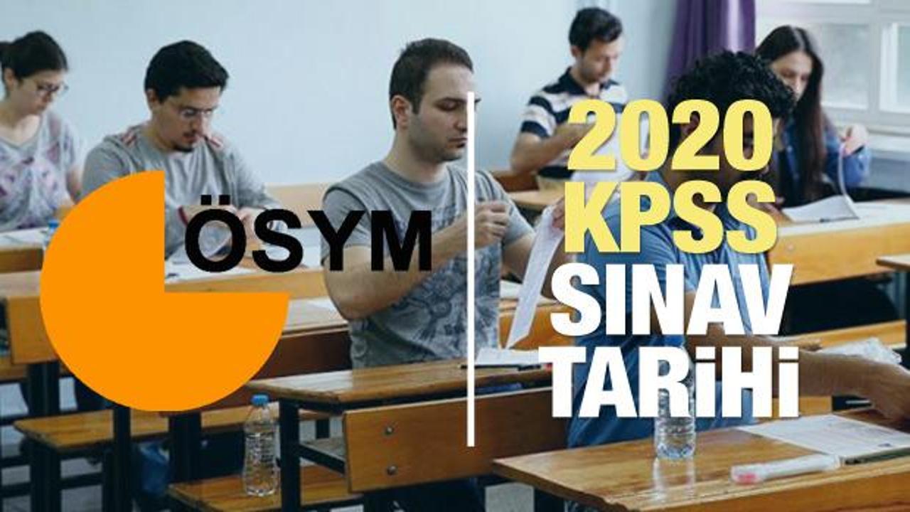 2020 KPSS sınavı ne zaman? ÖSYM memurluk sınavı takvimi yayımlandı!