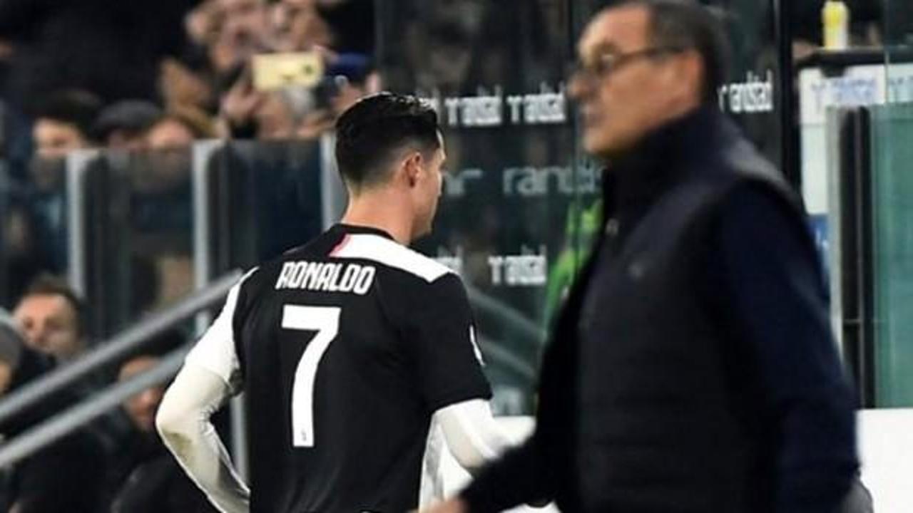 Ronaldo - Sarri gerginliği sürüyor! Kadroya alınmadı