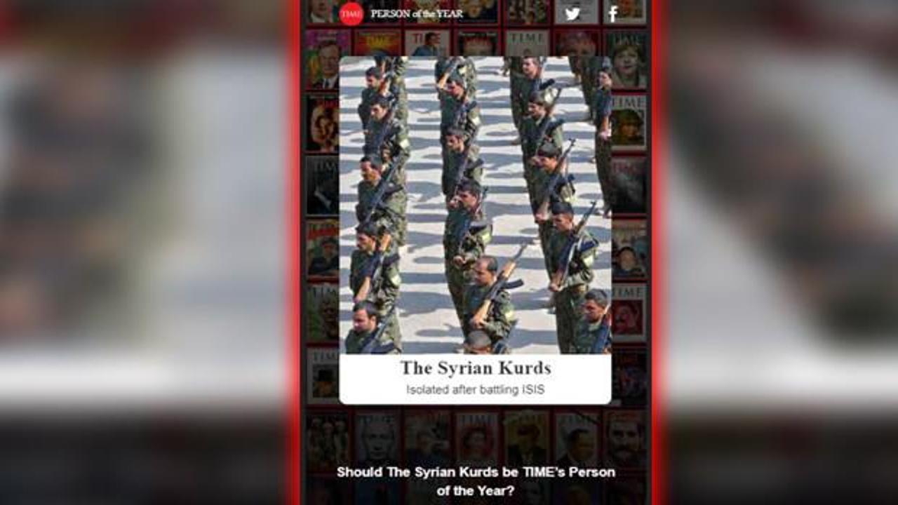 TIME dergisinden PKK/YPG skandalı! Aday gösterdiler