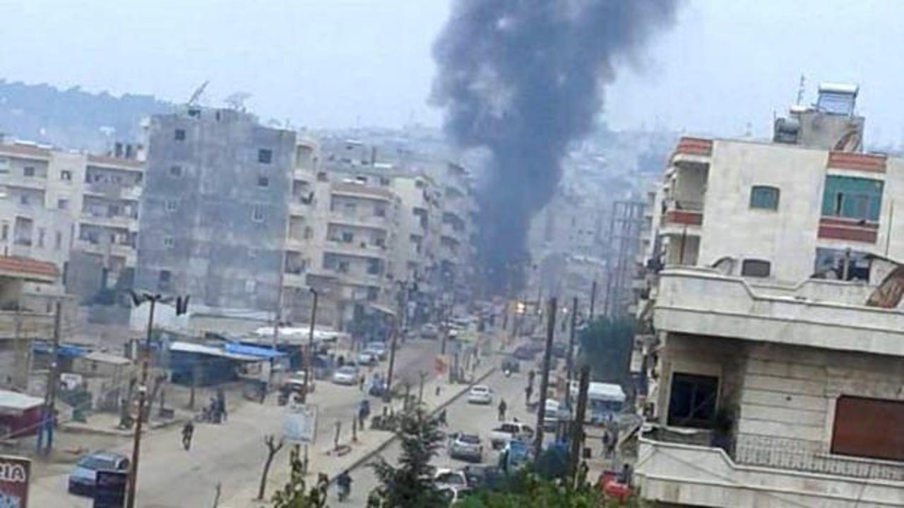 Afrin'de bomba yüklü araç patladı! Yaralılar var