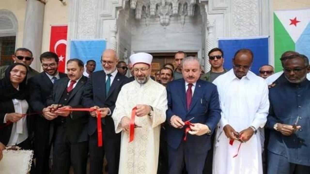 TBMM Başkanı Şentop, Cibuti 2. Abdülhamid Han Camisi'ni açtı