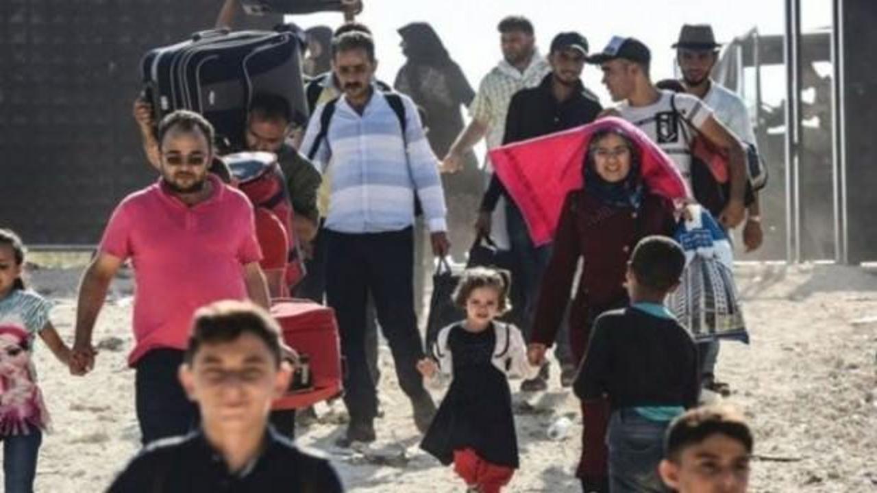 &Uuml;lkesine d&ouml;nen Suriyeli sayısı a&ccedil;ıklandı