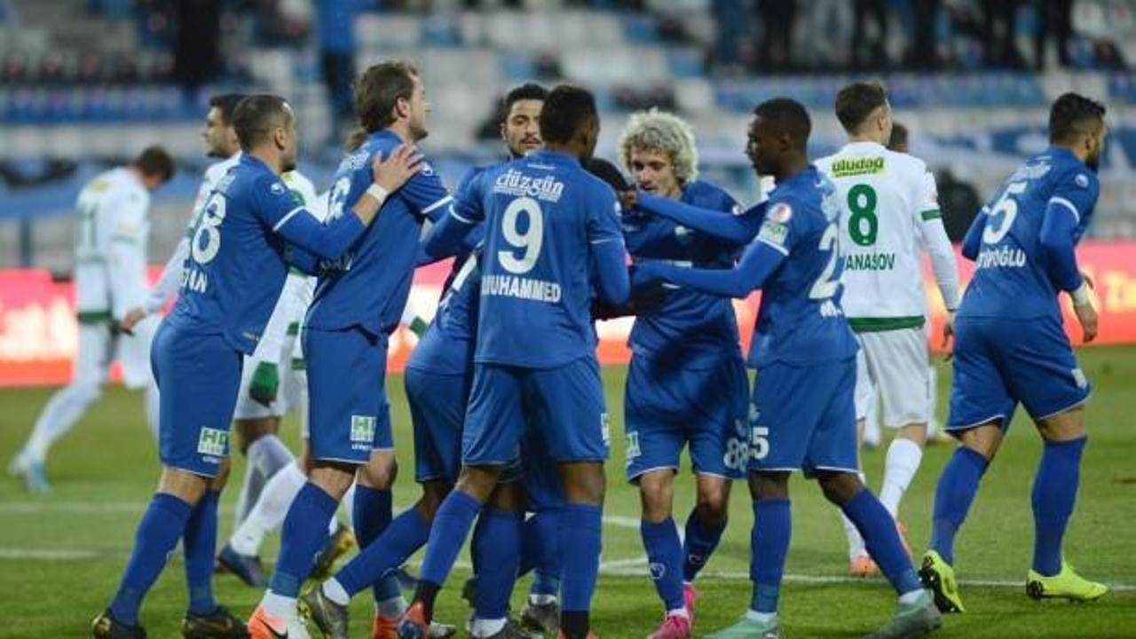 Gol düellosunda kazanan Erzurumspor