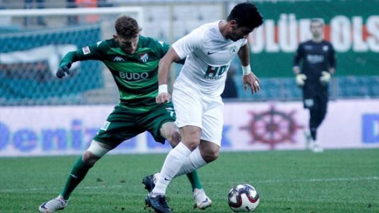 Giresunspor 5 gollü maçta Bursaspor'u yıktı