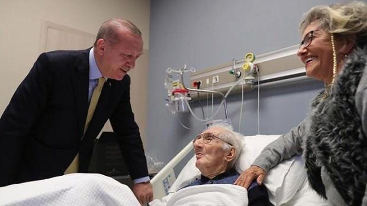Erdoğan, ünlü sanatçıyı hastanede ziyaret etti!