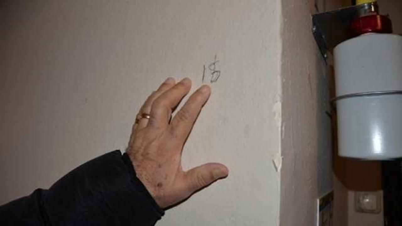 Evlerin duvarlarına yazılan yazının sırrı ortaya çıktı