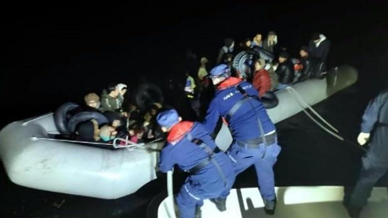 İzmir'de 75 göçmen yakalandı