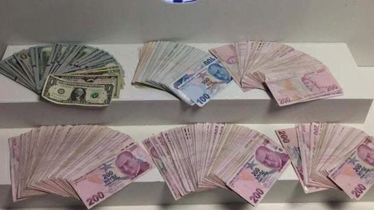 Kasadan &ccedil;aldığı paralar samanlıktan &ccedil;ıktı